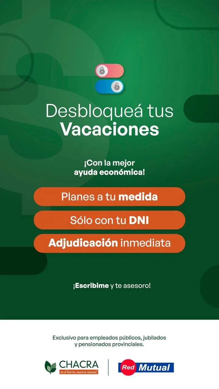 Flyer Promocional Mutual Chacra sa